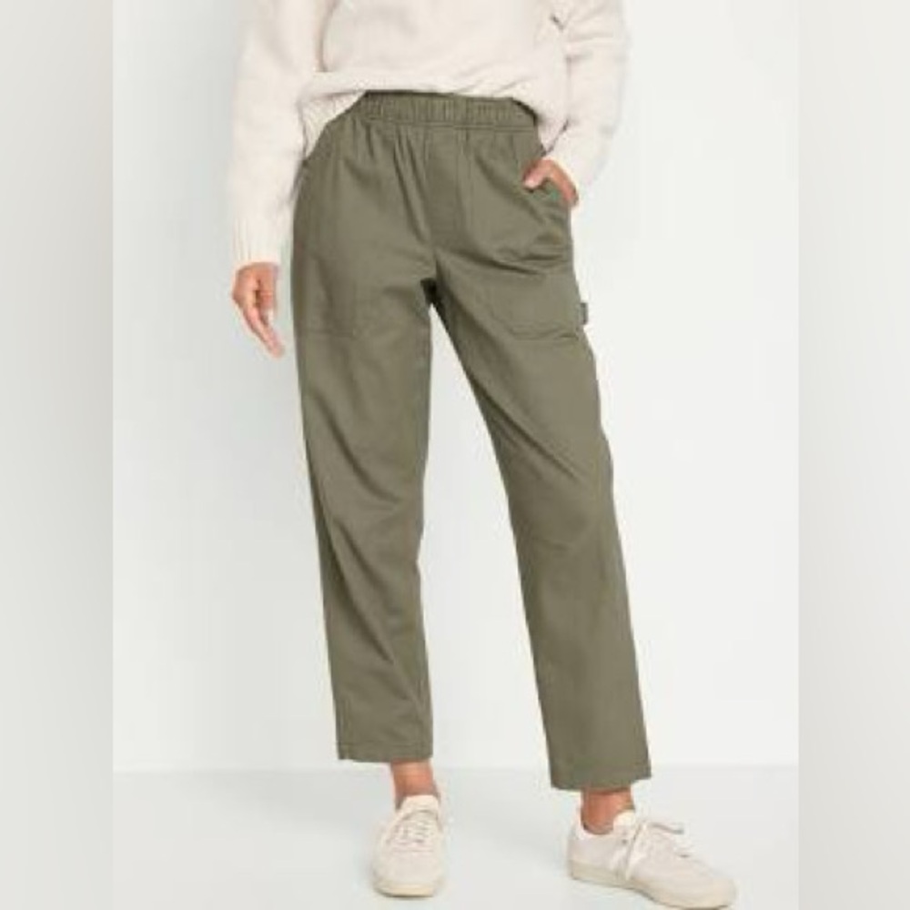 High waisted utility pants
